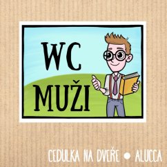 cedulka  Wc muži