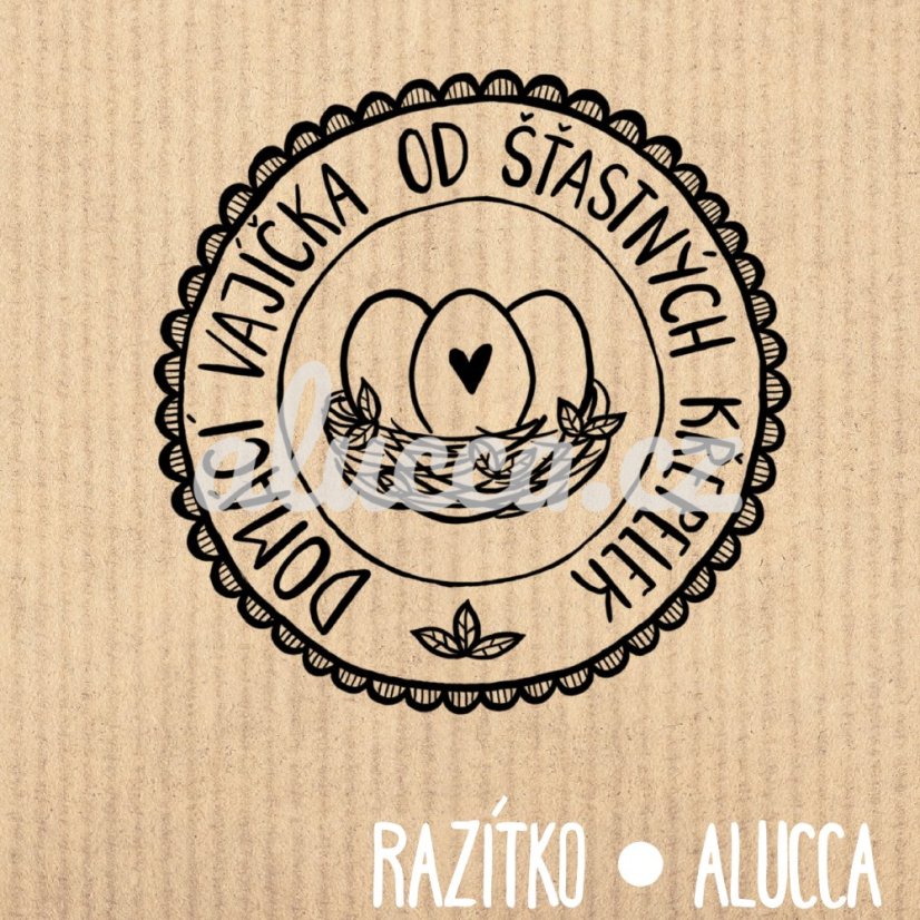 domácí vajíčka - Velikost: 6 cm