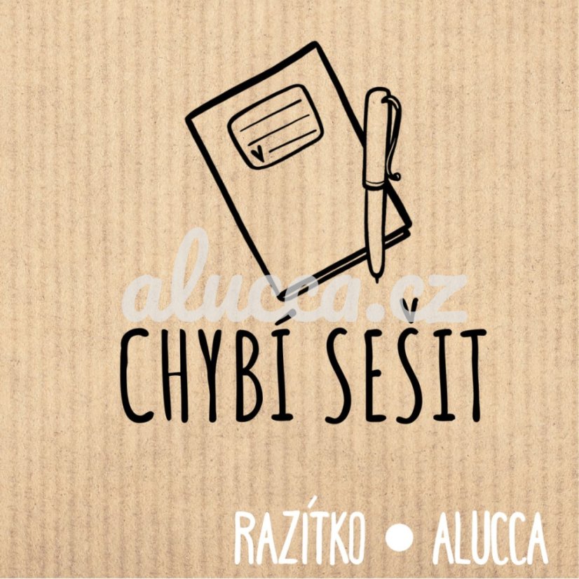 chybí sešit - Velikost: 3 cm 
