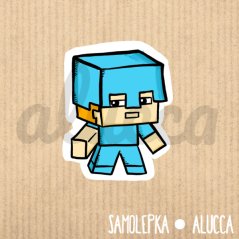 samolepka Minecraft