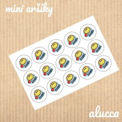 mini samolepky Ranní směna