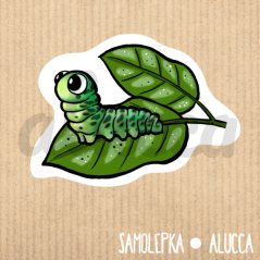 samolepka Housenka