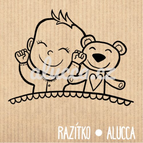 batole s hračkou - Velikost: 4 cm 