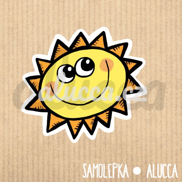 samolepka Sluníčko samolepka Sluníčko