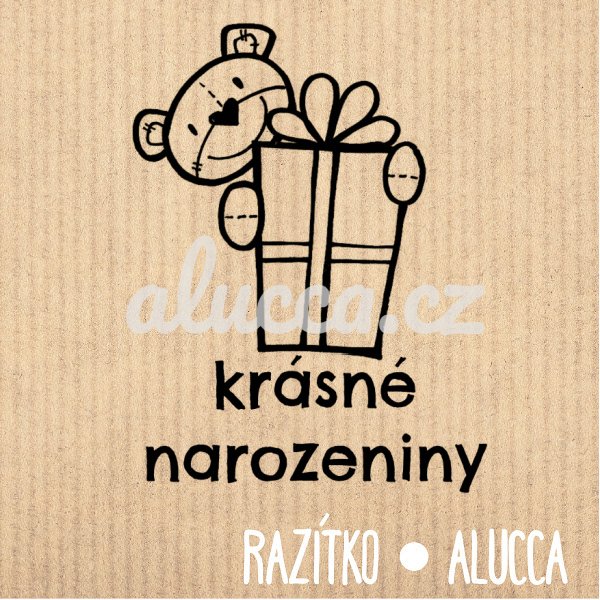 krásné narozeniny - Velikost: 4 cm 