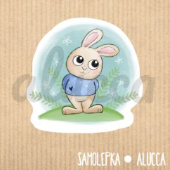 samolepka Zajíček