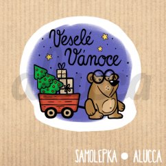 samolepka  Veselé Vánoce