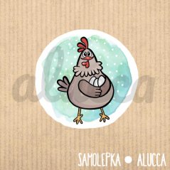 samolepka  Slepice