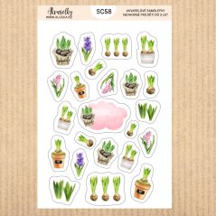 samolepky Hyacinty