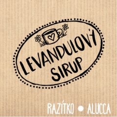 levandulový sirup