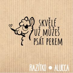 už můžeš psát perem