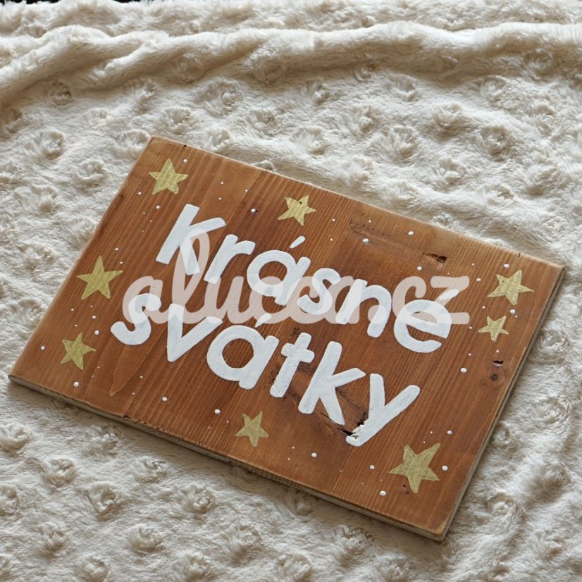 cedule Krásné svátky  / Veselé Vánoce