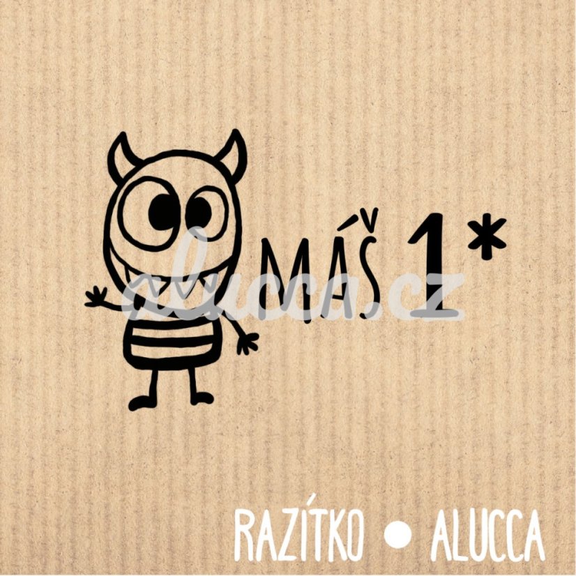 máš 1* - Velikost: 3 cm 