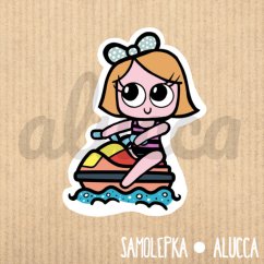 samolepka  Vodní skútr