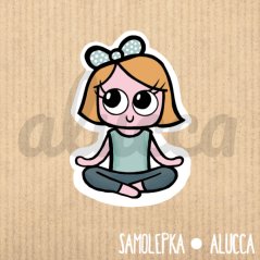 samolepka  Meditace