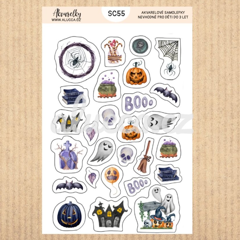 samolepky  Halloween