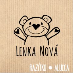 jmenovka medvídek