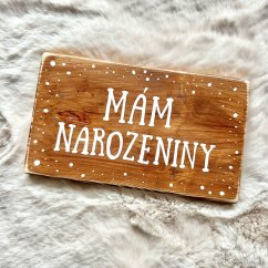 cedule 1 rok / mám narozeniny