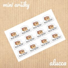 mini samolepky Poslat balíčky