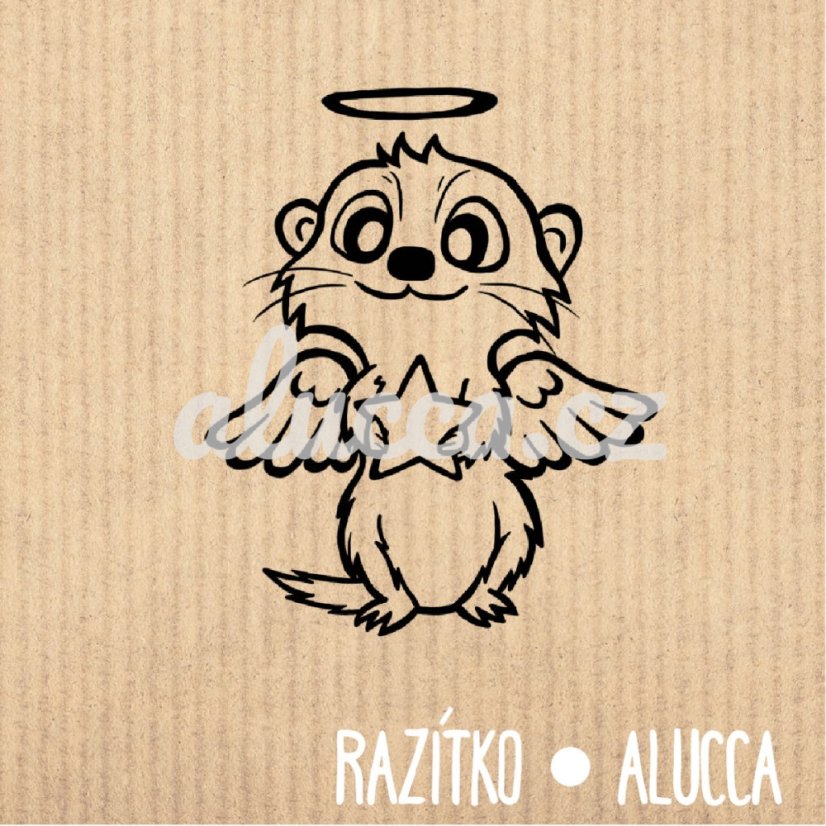 anděl  surikata - Velikost: 5 cm