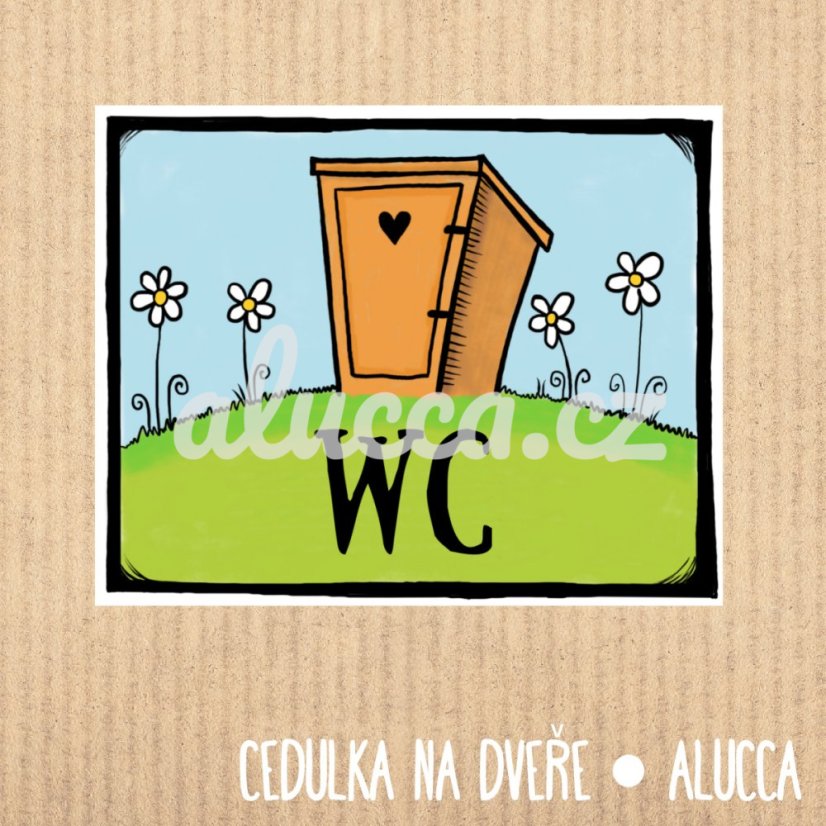 cedulka Wc cedulka Wc