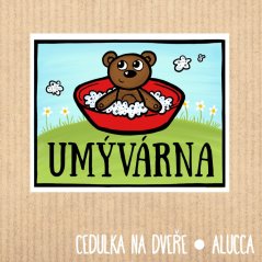 cedulka Umývárna