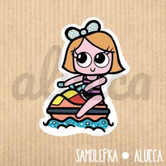 samolepka  Vodní skútr
