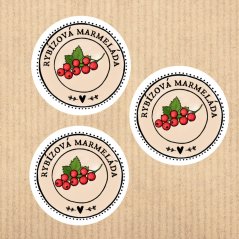 samolepkový arch Rybízová marmeláda