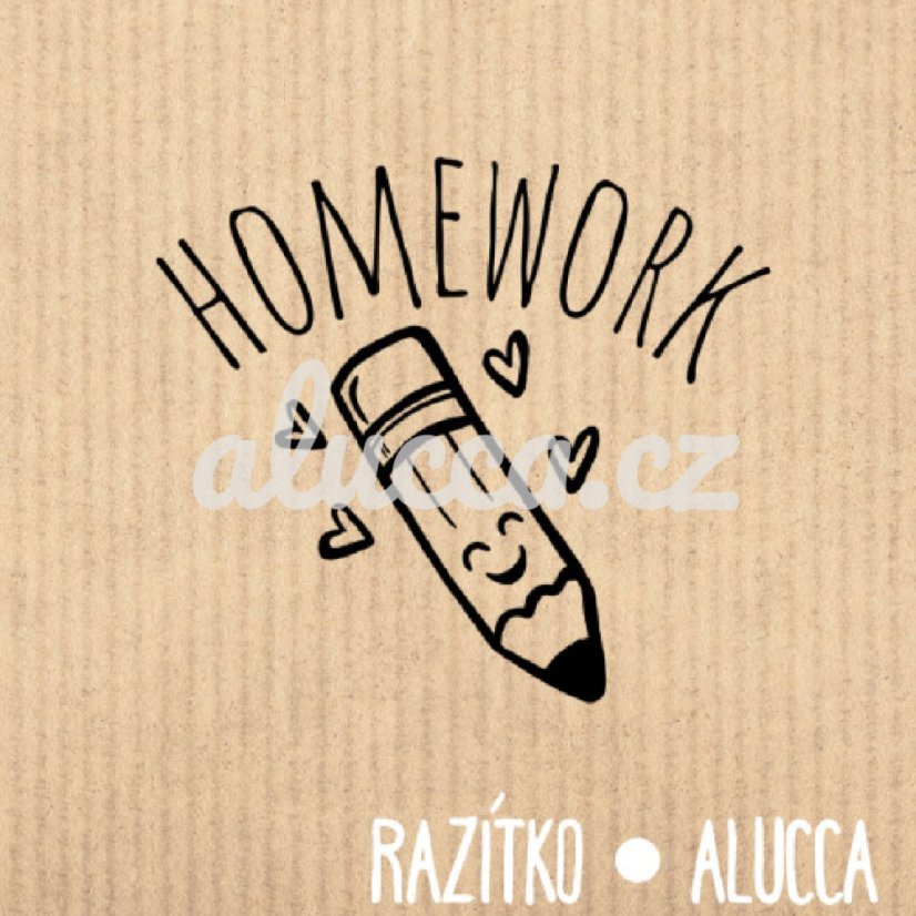 homework - Velikost: 4 cm 