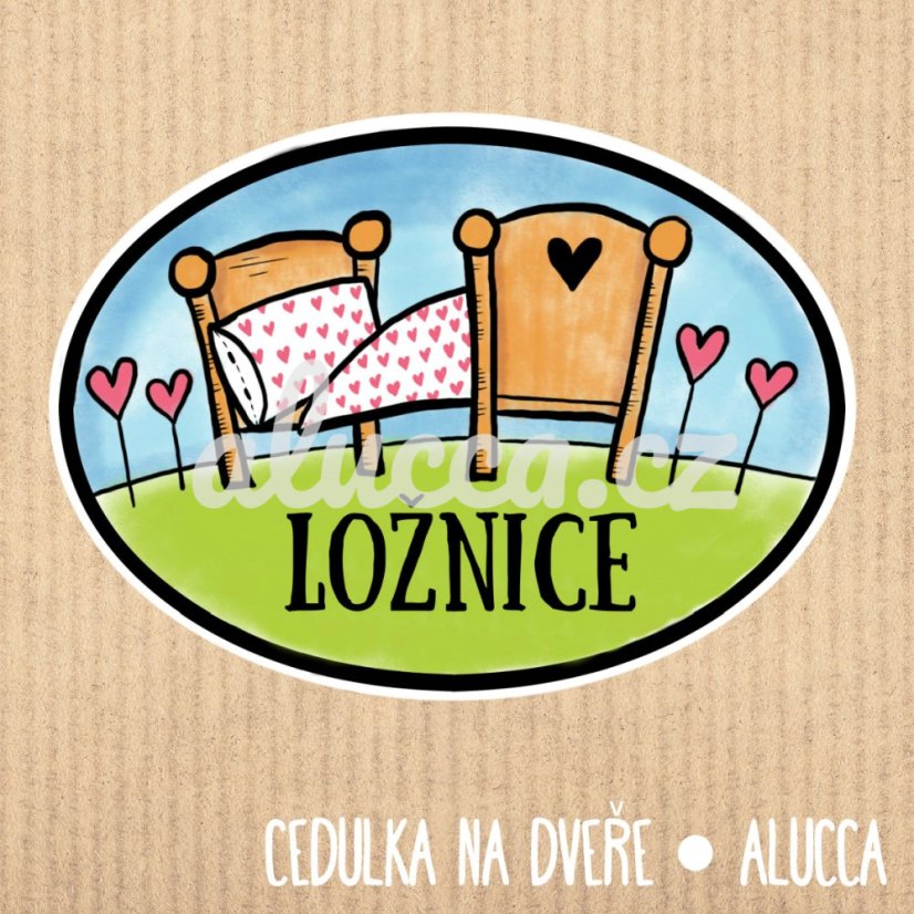 cedulka  Ložnice - provedení: tak jak je - viz obrázek