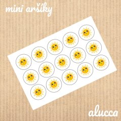 mini samolepky Počasí - sluníčko