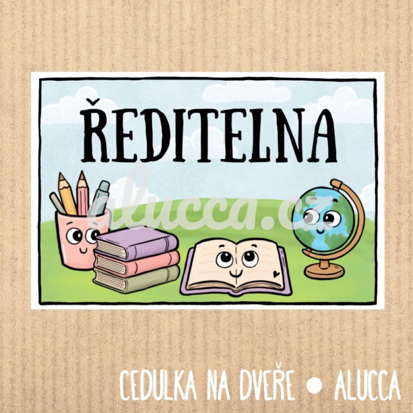 cedulka Ředitelna
