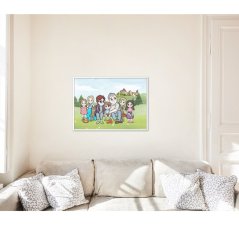 ilustrace / karikatura NAROZENINOVÁ