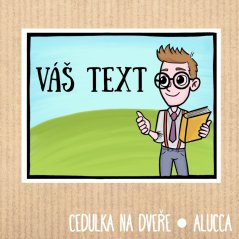 cedulka  Váš text