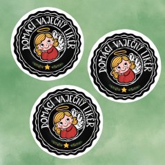 samolepkový arch Vaječný likér