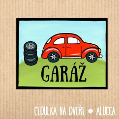cedulka Garáž