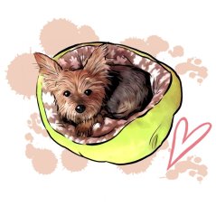 ilustrace / karikatura vašeho mazlíčka