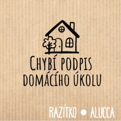 chybí podpis domácího úkolu