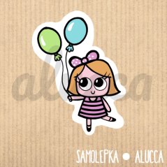 samolepka Balonky