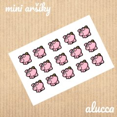 mini samolepky Finance