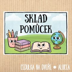 cedulka Sklad pomůcek