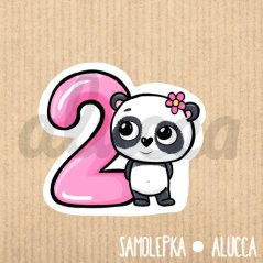 samolepka  2.narozeniny