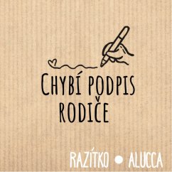 chybí podpis rodiče