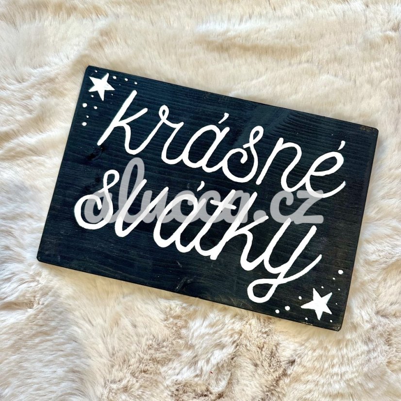 cedule Krásné svátky  / Veselé Vánoce