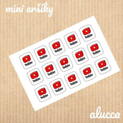 mini samolepky  You tube