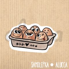 samolepka Veselá vajíčka