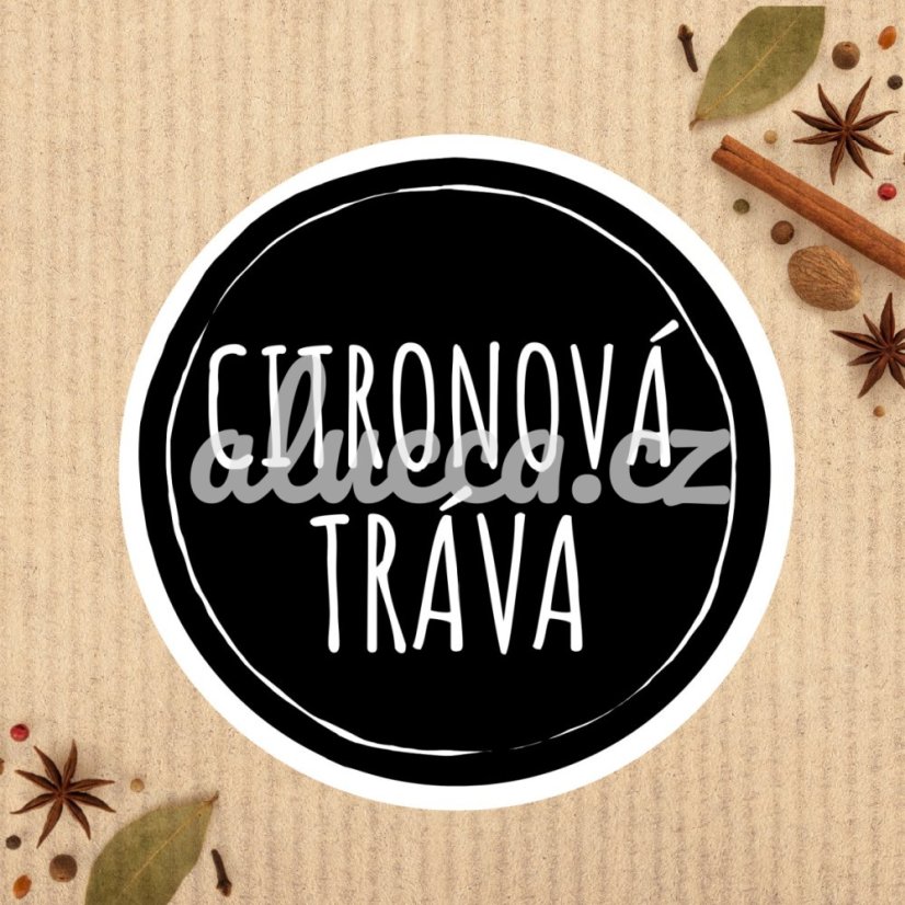 citronová tráva - Velikost: 4 cm 