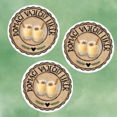 samolepkový arch Vaječný likér