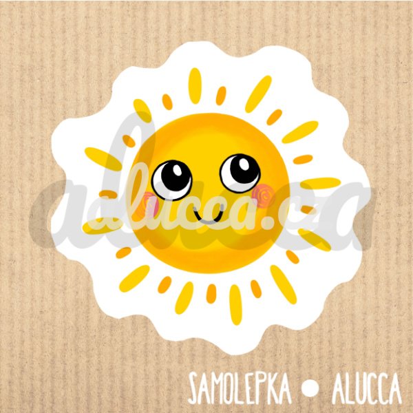 samolepka  Sluníčko
