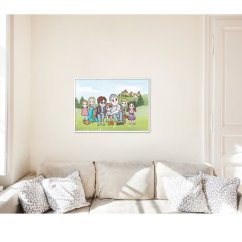 ilustrace / karikatura NAROZENINOVÁ